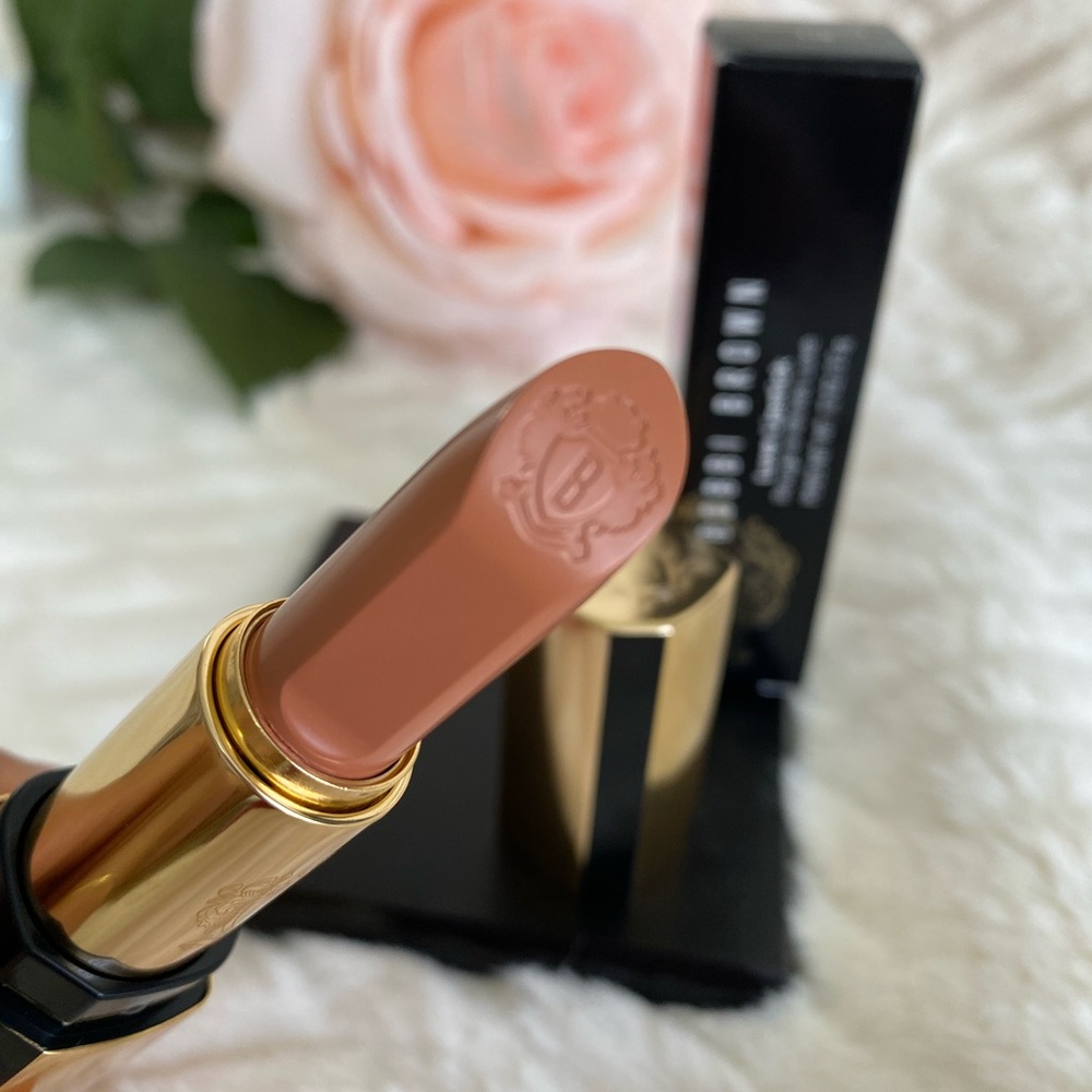 Bobbi Brown Luxe Lipstick Rosewood 112 Skincare Infused Rich Satin Finish - Picture 4 of 9